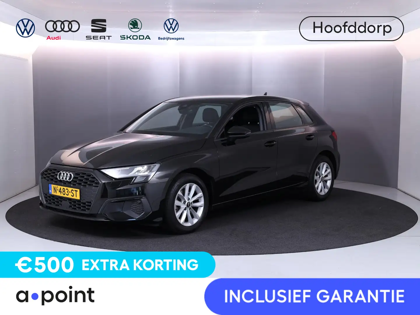 Audi A3 Sportback 30 TFSI Pro Line 110 pk S-tronic | Grati Zwart - 1