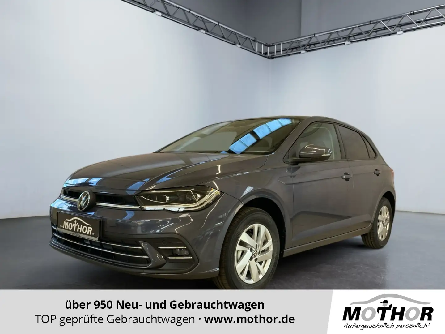Volkswagen Polo Style 1.0 TSI 2-Zonen-Klimaautomatik Gris - 1