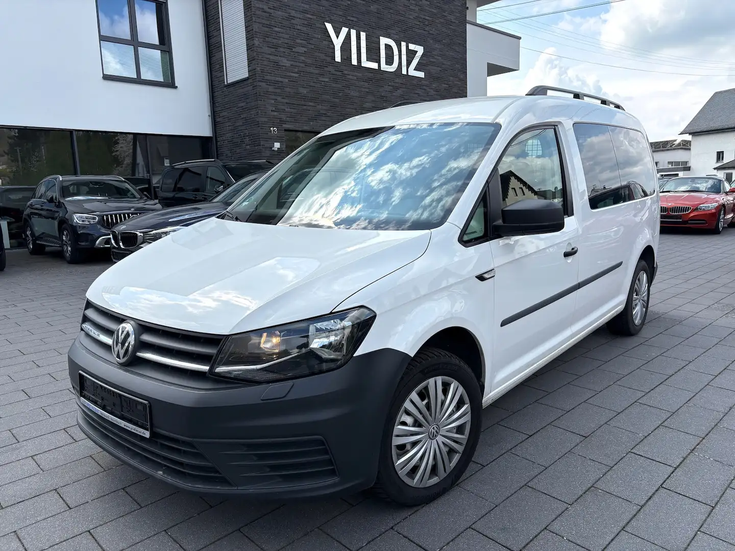 Volkswagen Caddy 2.0 TDI DSG NAVI KAMERA 5.SITZER ACC Weiß - 1
