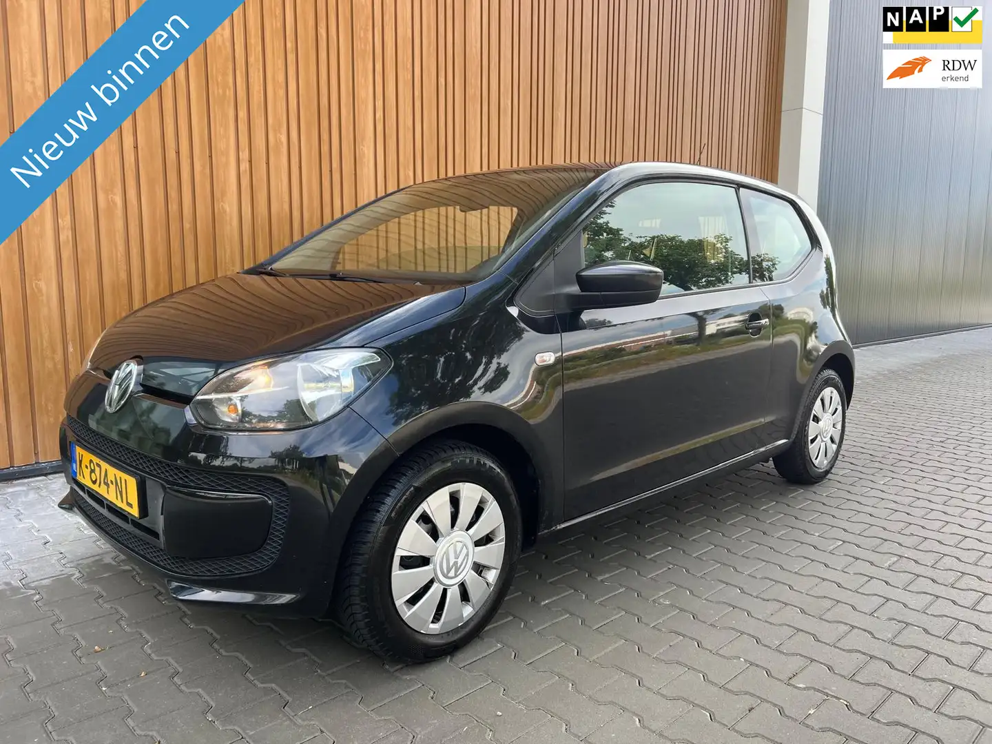 Volkswagen up! 1.0 take up! Bj2012|Airco|Elektr-ramen Zwart - 1