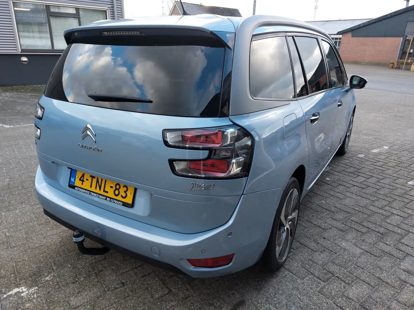 Citroen Grand C4 Picasso 1.6 THP Intensive, 7 pers. Blauw - 2