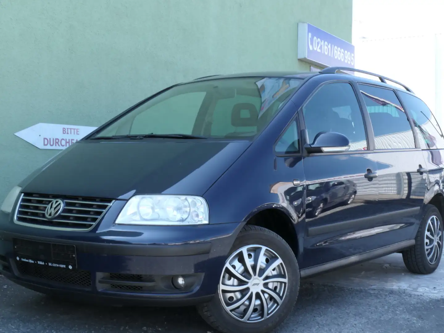 Volkswagen Sharan 1.9 TDI Highline+Klima+7 Sitze+ Blau - 2