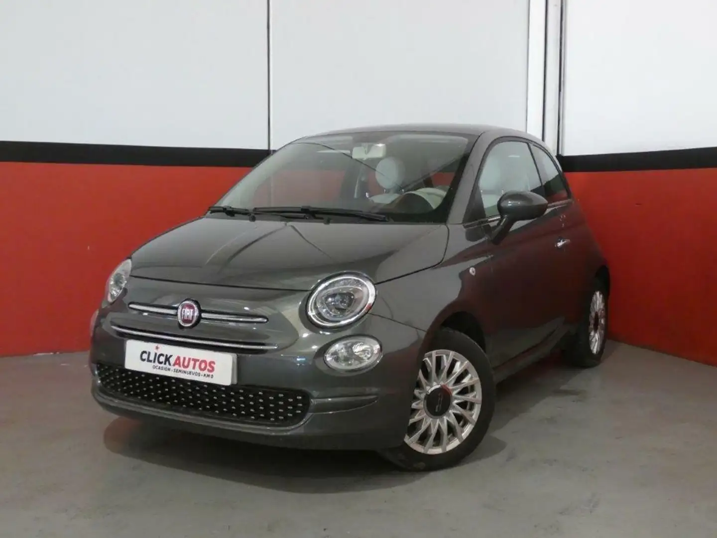 Fiat 500 1.2 Lounge Gris - 1