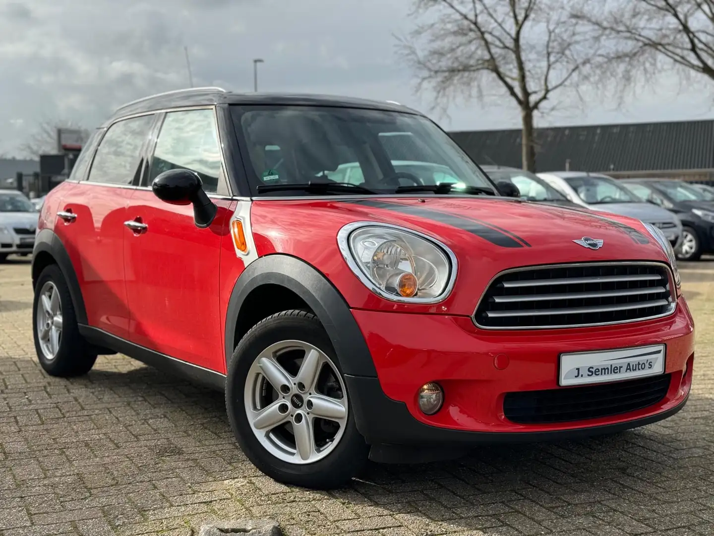 MINI Cooper Countryman Mini 1.6 Chili AIRCO STOELVERW. PDC 142DKM Rouge - 2