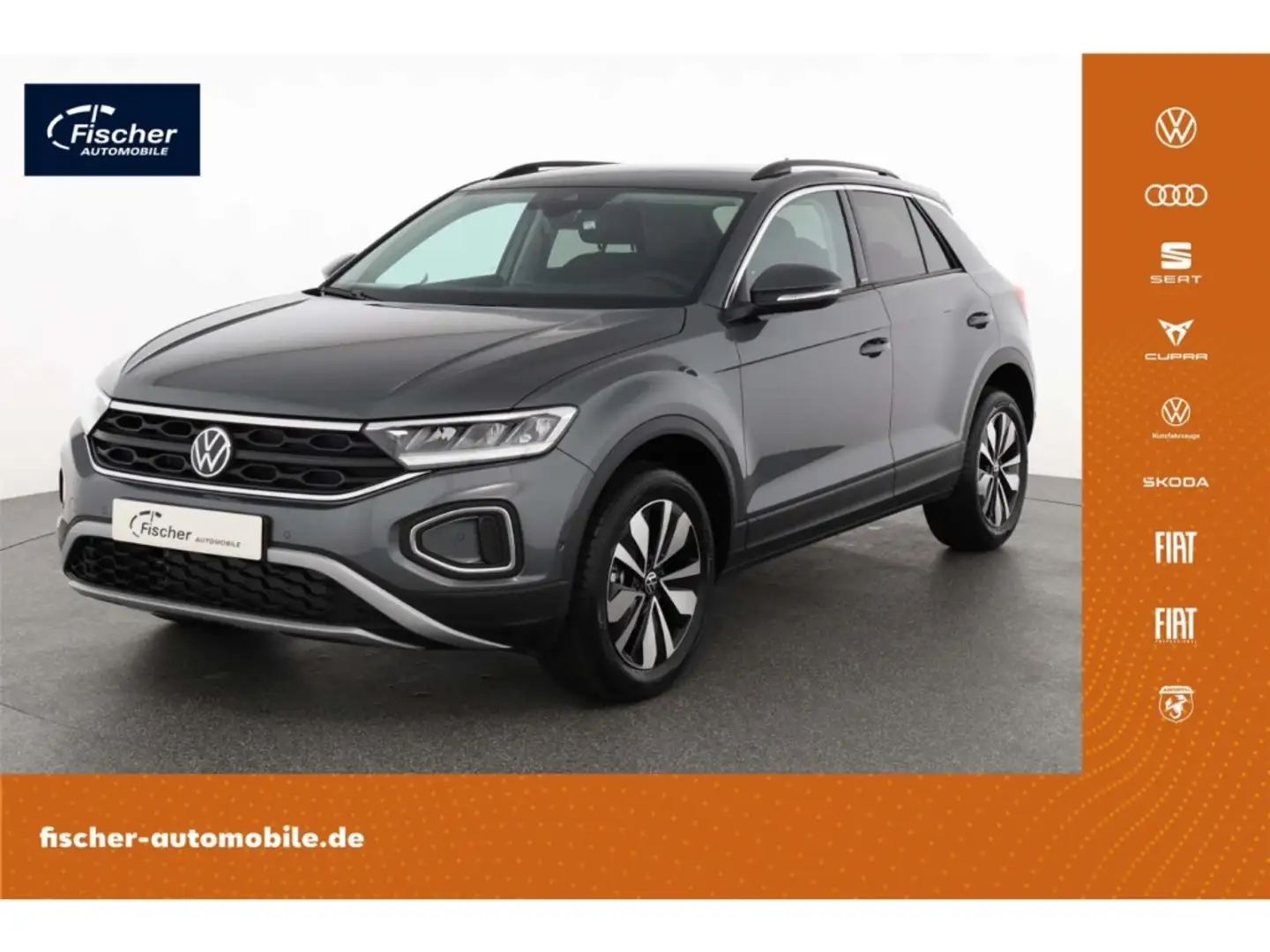 Volkswagen T-Roc 1.0 TSI OPF Move/NAVI/Rückfahrkamera Grau - 1