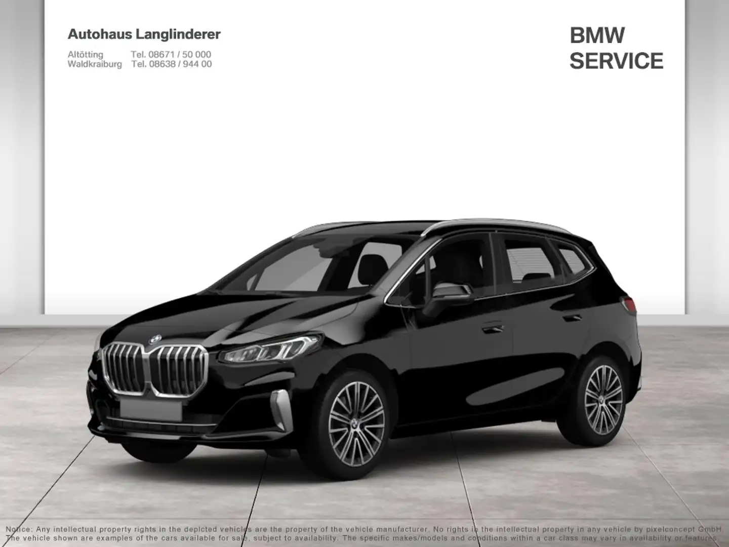 BMW 216 i  Active Tourer PremiumPaket NP 39.309,- Negru - 1