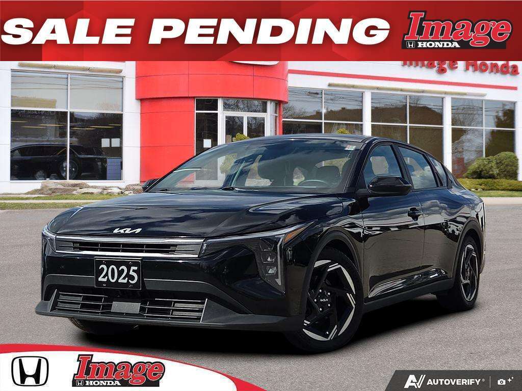 Black 2025 Kia K4 Sedan Front-Wheel Drive Automatic