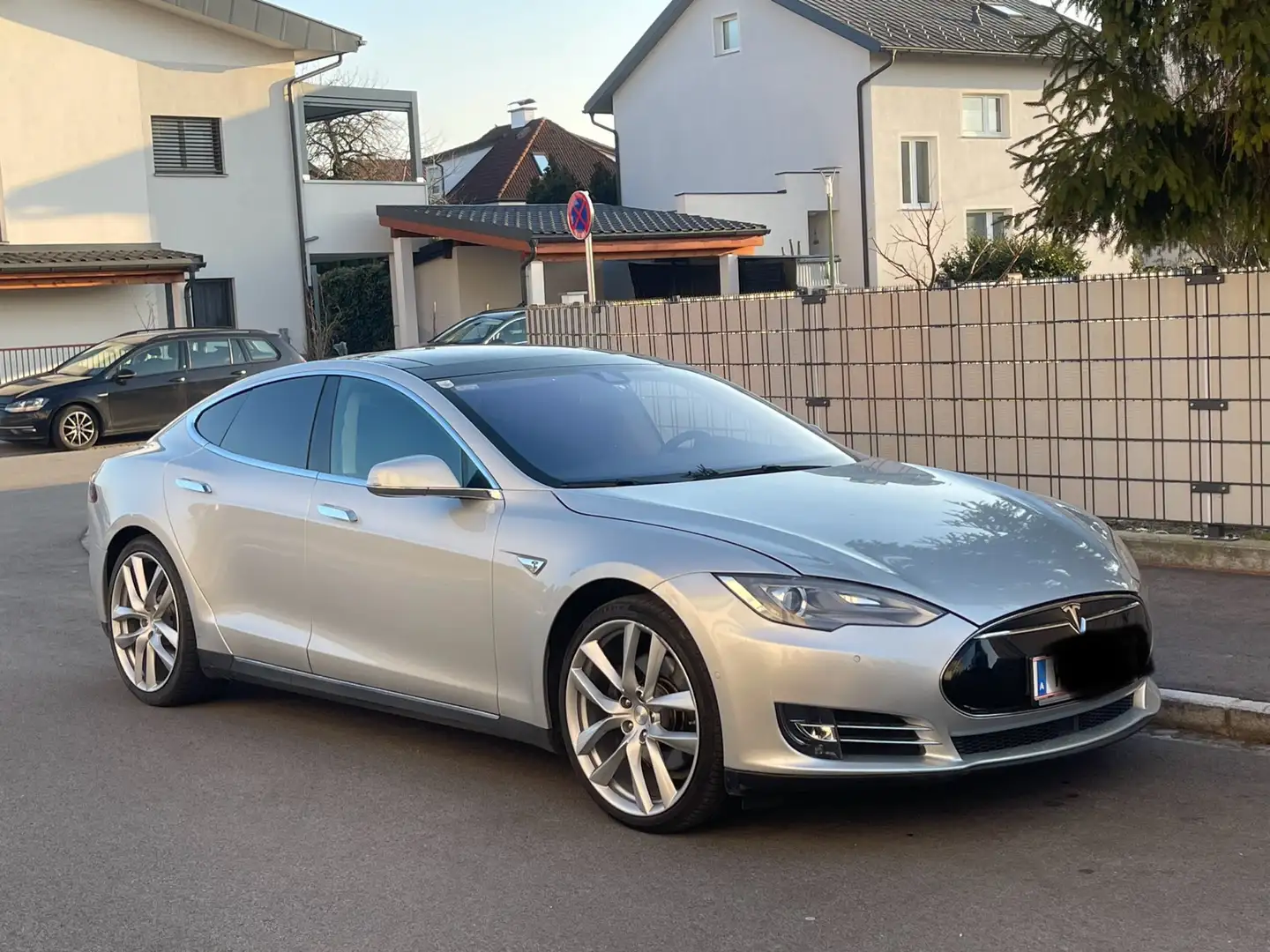 Tesla Model S 85kWh free supercharging lifetime Gris - 1