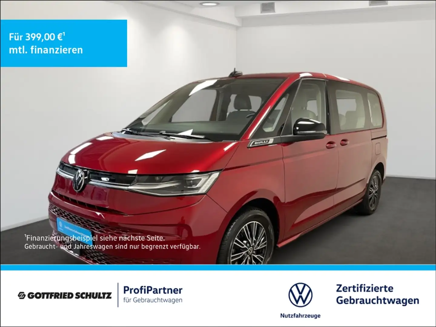 Volkswagen T7 Multivan 2.0 TDI DSG Life Panoramadach Rojo - 1