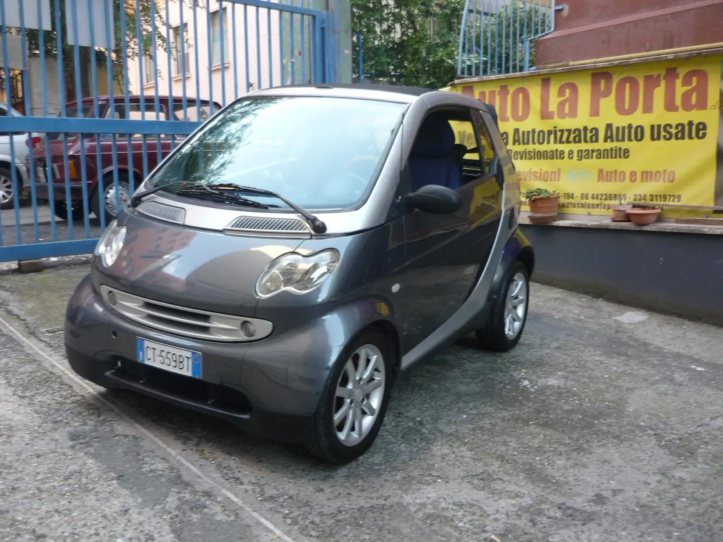 smart forTwo Fortwo Cabrio 0.6 Smart da amatore Grigio - 1