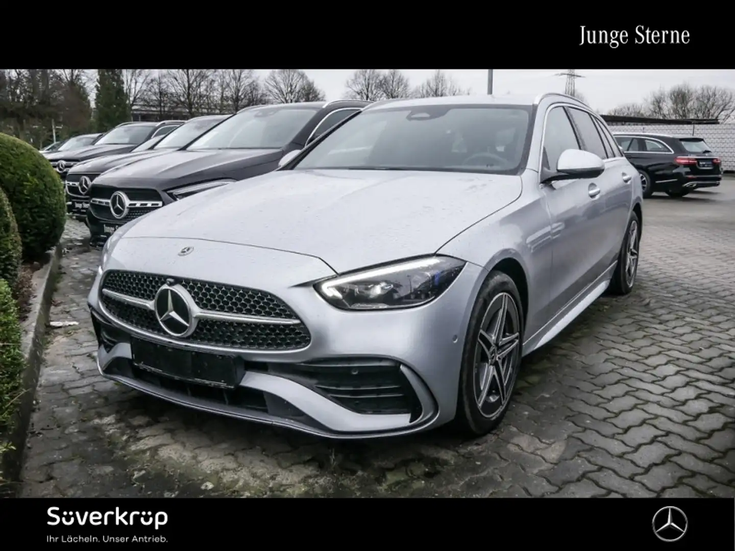 Mercedes-Benz C 300 e T // AMG PREMIUM SPUR AHK DISTR 360 PDC Silber - 2