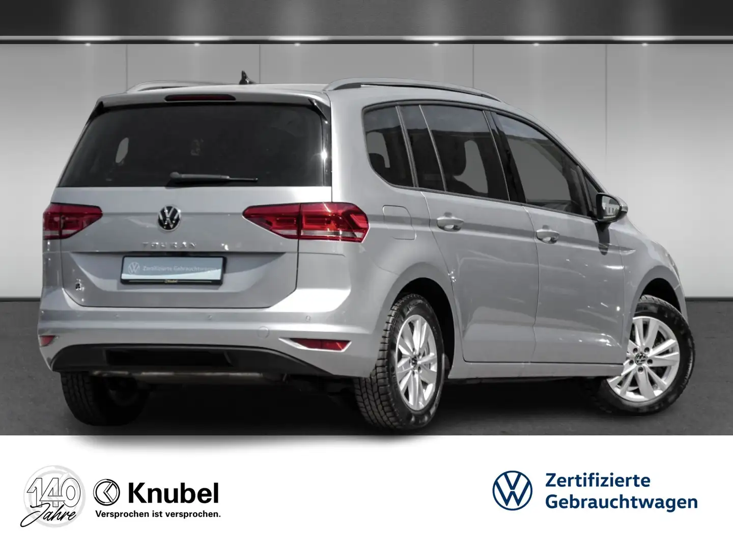 Volkswagen Touran Comfortline 1.5 TSI DSG Navi AHK ACC 7-Sitzer Silber - 2