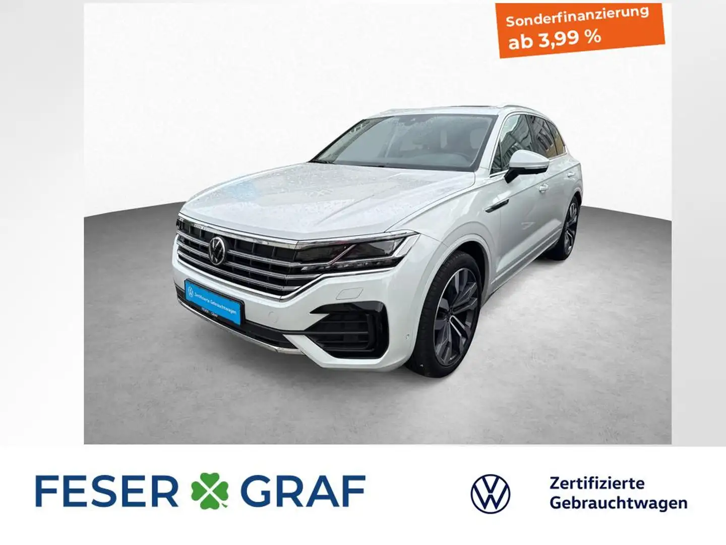Volkswagen Touareg Elegance 3.0 TDI 8-Gang Aut. 4MOTION AHK Weiß - 1