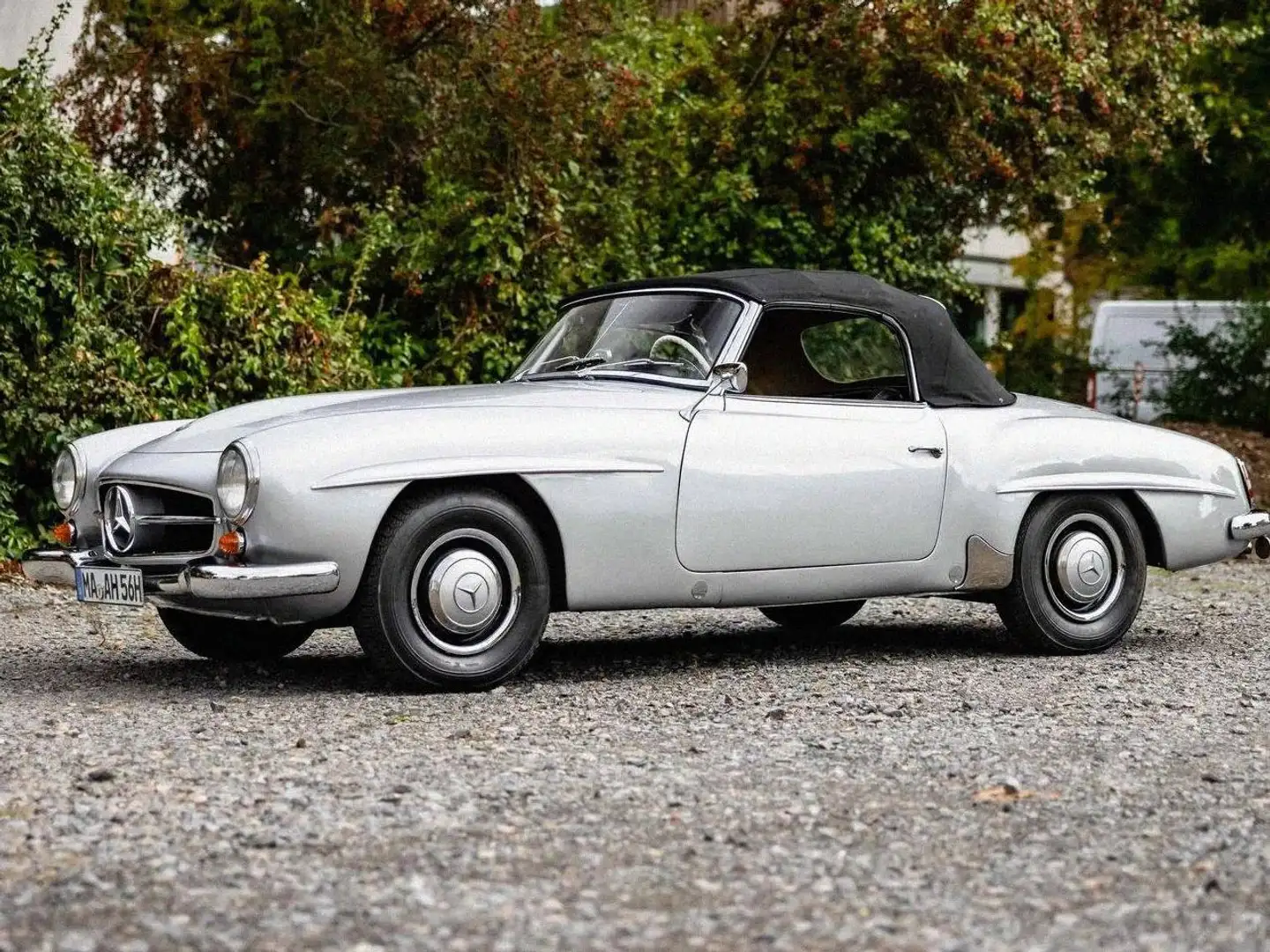 Mercedes-Benz 190 W121 190 SL Argintiu - 2