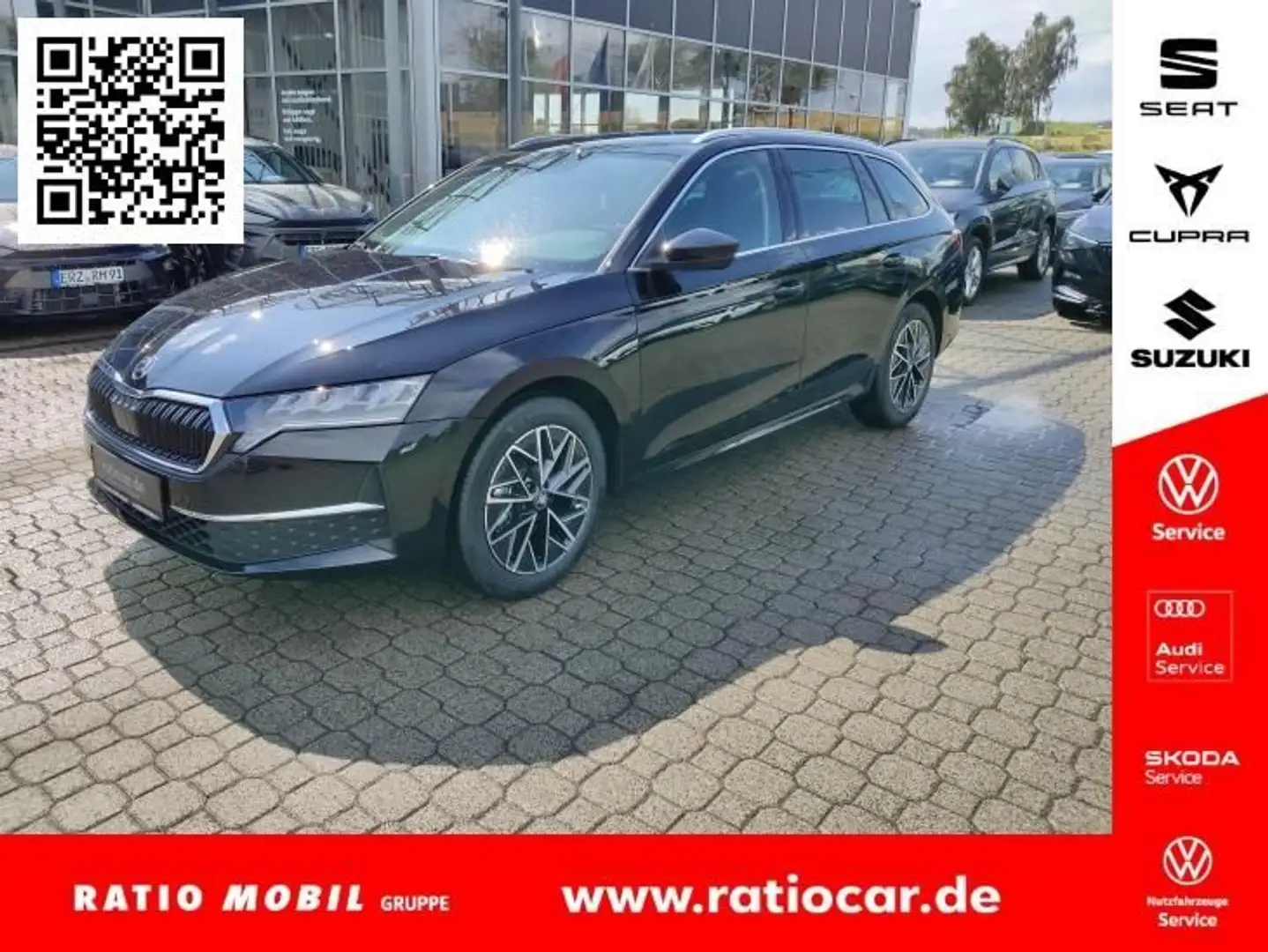 Skoda Octavia OCTAVIA COMBI 1.5 TSI MHEV BUSINESS+ DSG BHZ FS Schwarz - 1