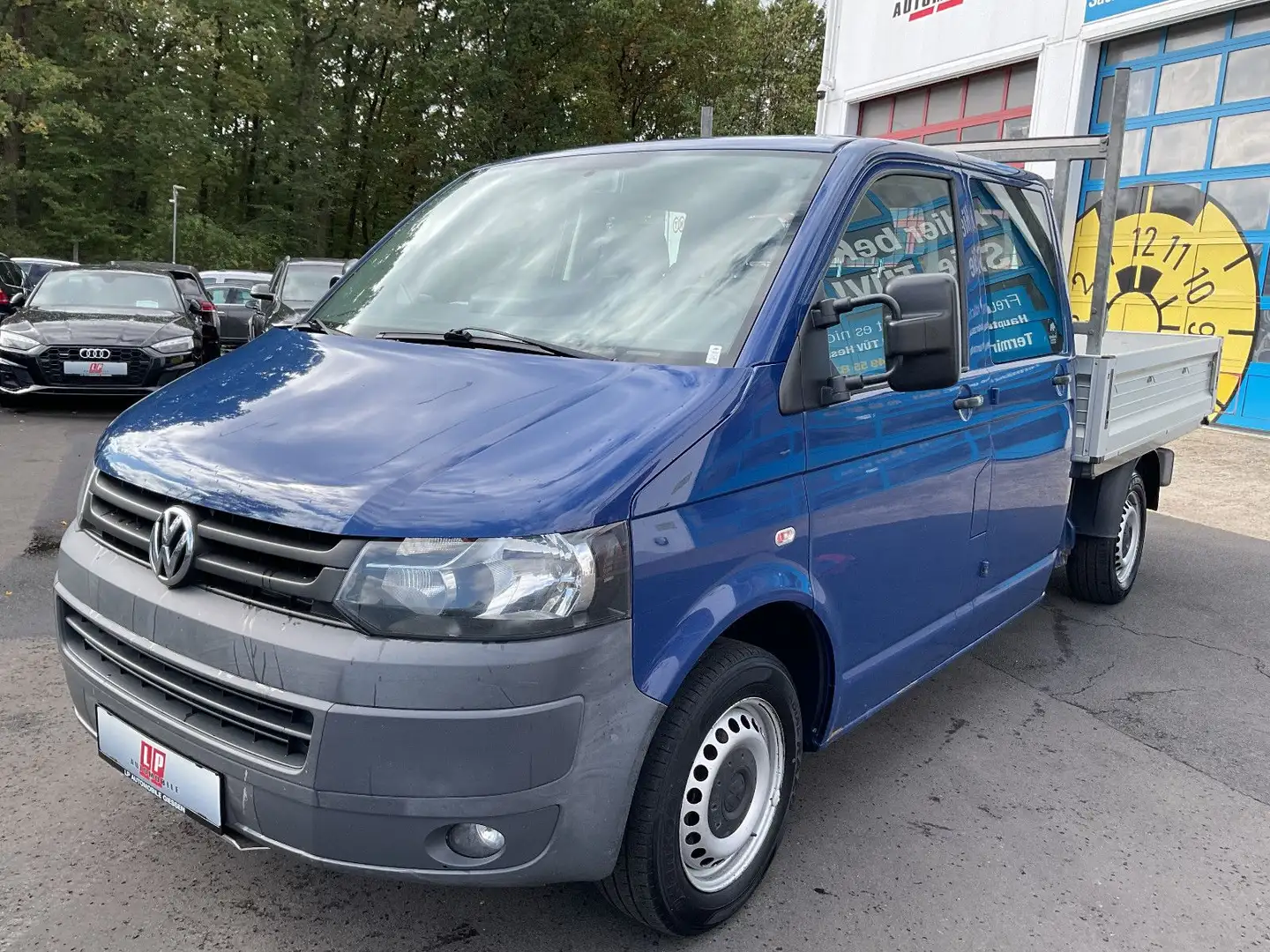 Volkswagen T5 Transporter 2.0 TDI 140 PS Pritsche Doka AHK Bleu - 1