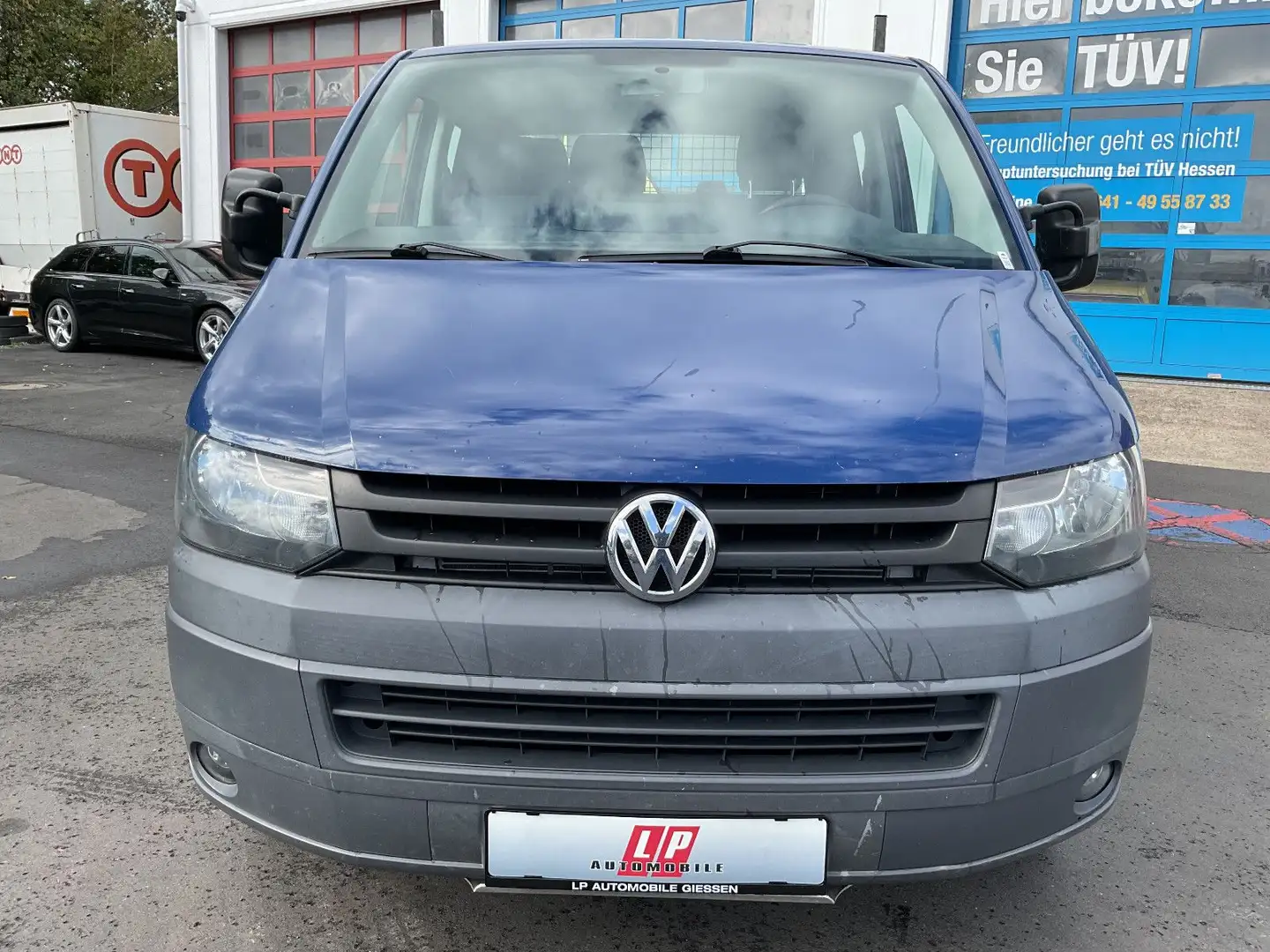 Volkswagen T5 Transporter 2.0 TDI 140 PS Pritsche Doka AHK Bleu - 2