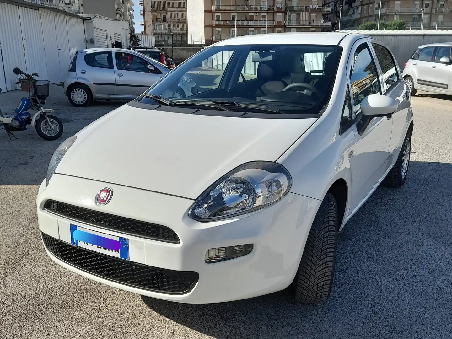 Fiat Punto Punto III 2012 5p 1.4 natural power Street 70cv E6 Bianco - 1