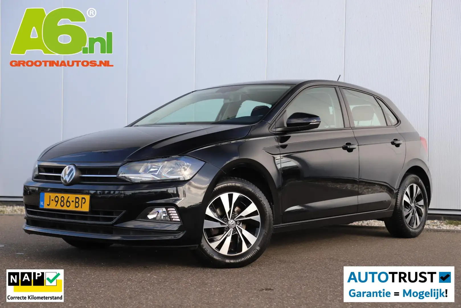 Volkswagen Polo 1.0 TSI Comfortline Business 95PK NAP 15 inch Two Zwart - 1