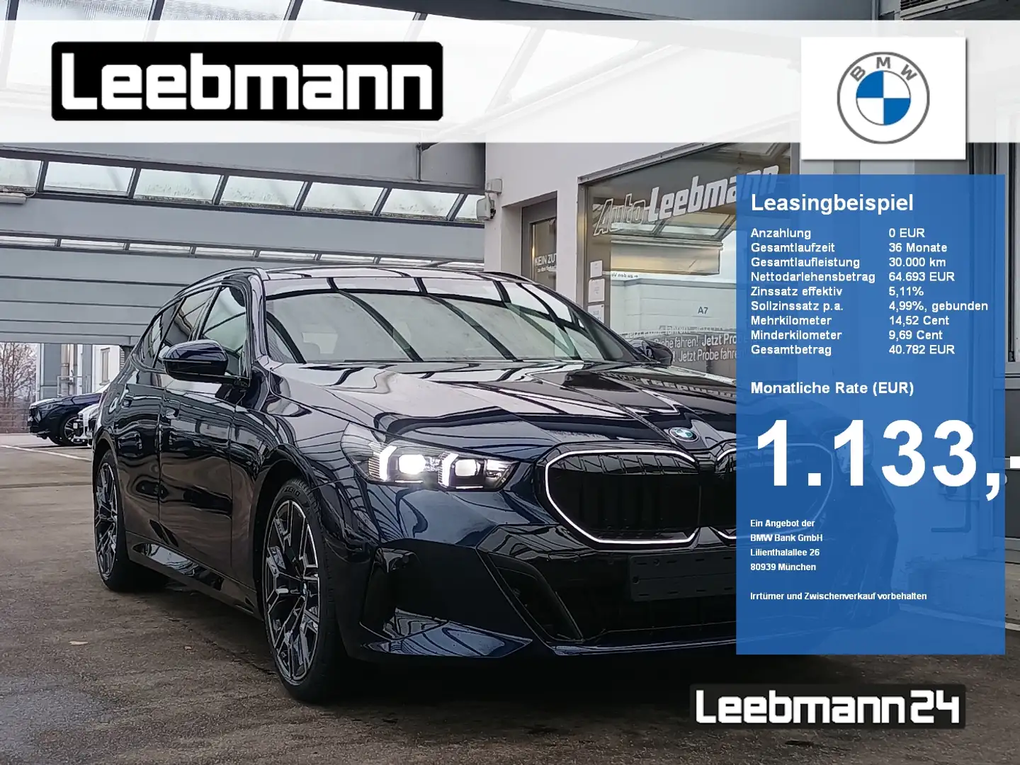 BMW 540 d xDrive Tour. M-Sport-Pro AHK/Panorama/ACC Blau - 1