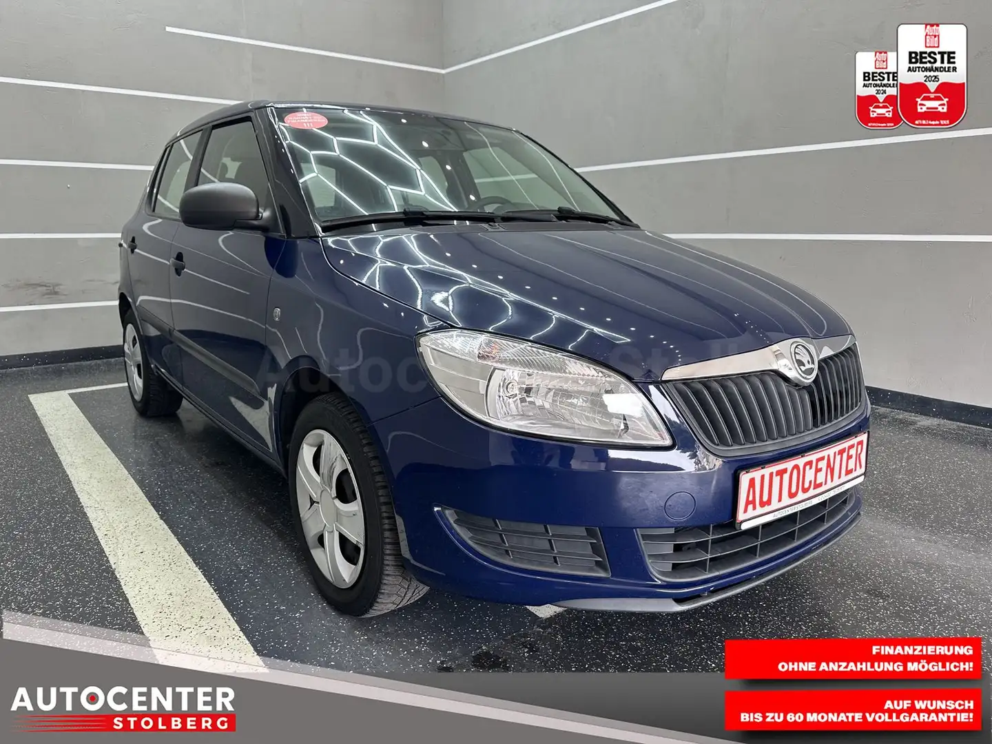 Skoda Fabia Active "KLIMA-USB-AHK-CD-TÜV NEU" Bleu - 2
