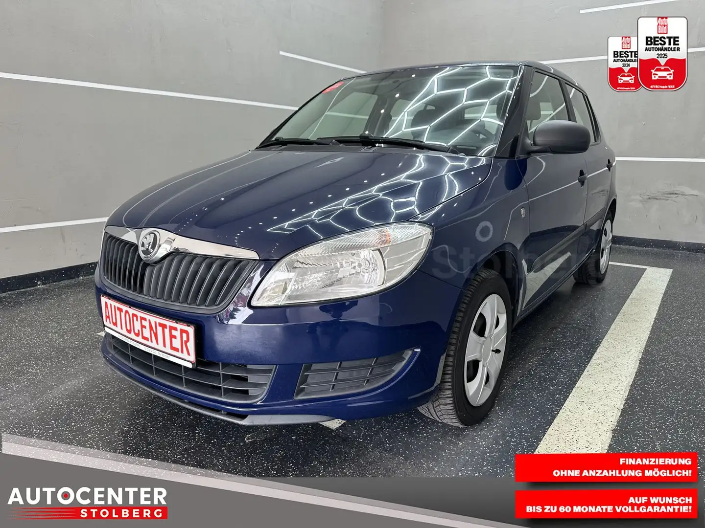 Skoda Fabia Active "KLIMA-USB-AHK-CD-TÜV NEU" Bleu - 1