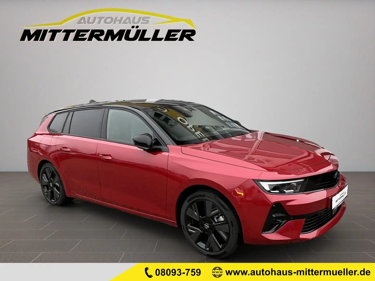 Opel Astra Sports Tourer Electric GS Head Up  Panormadach Rot - 1