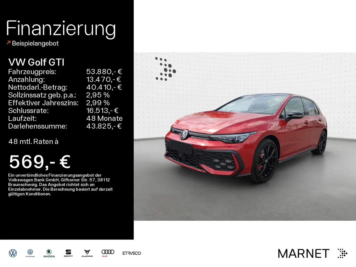 Volkswagen Golf GTI 2.0 TSI DSG AHK*SH*NAV*APP*H&K,19Z,PANO Rouge - 1