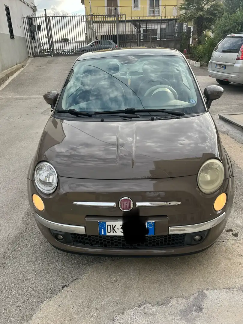 Fiat 500 500 III 1.3 mjt 16v Lounge 75cv Brun - 2