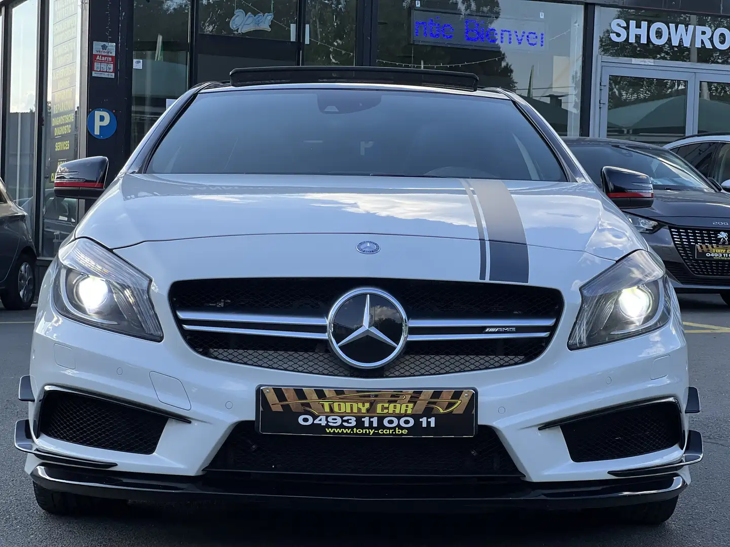 Mercedes-Benz A 45 AMG 4-Matic*NAVI*CAMERA*PANO*LED*Xénon*CUIR* Blanc - 1