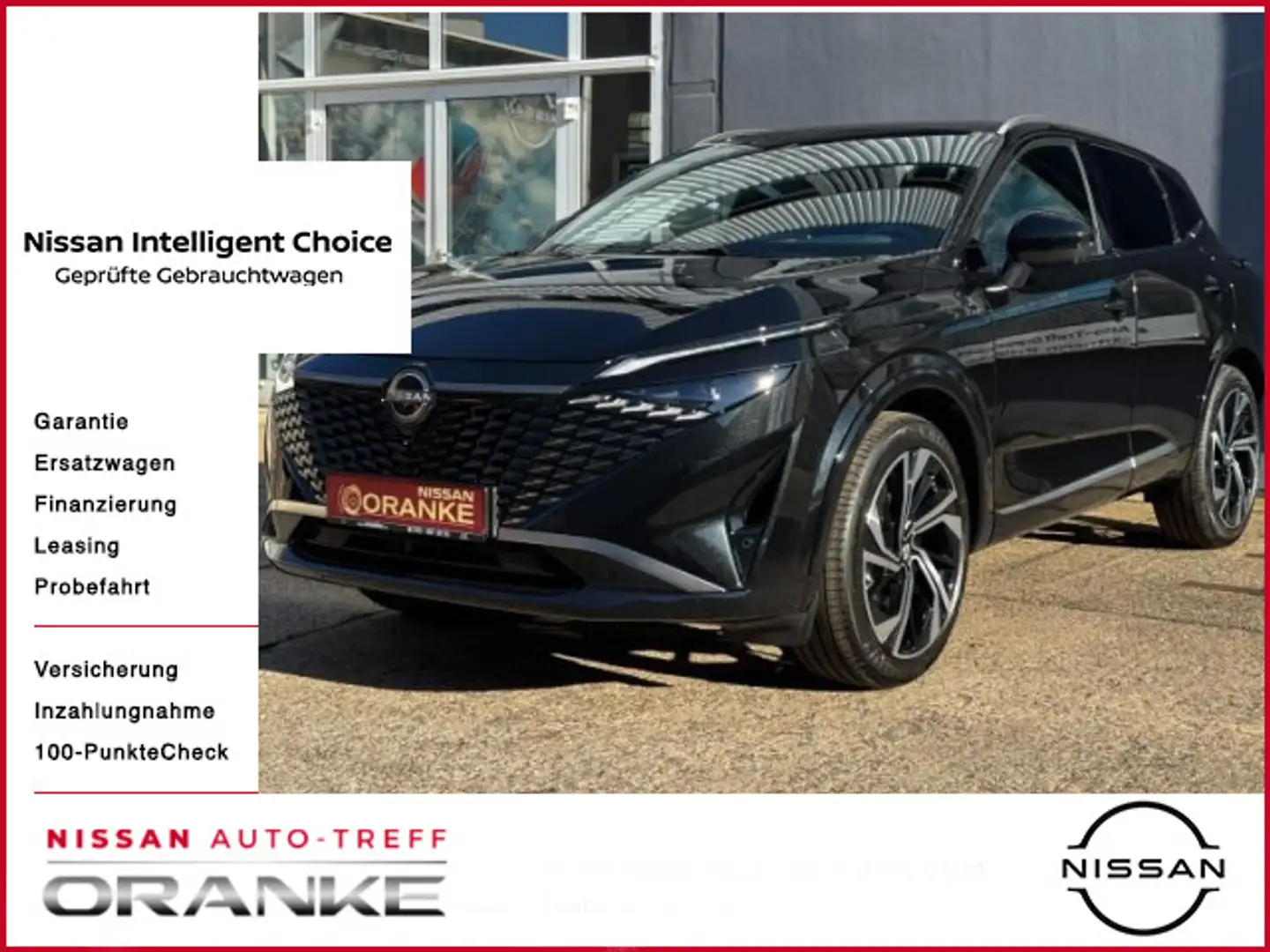 Nissan Qashqai 1.3 Tekna+ Xtronic Nappa*Bose*PGD*20Zoll Schwarz - 1
