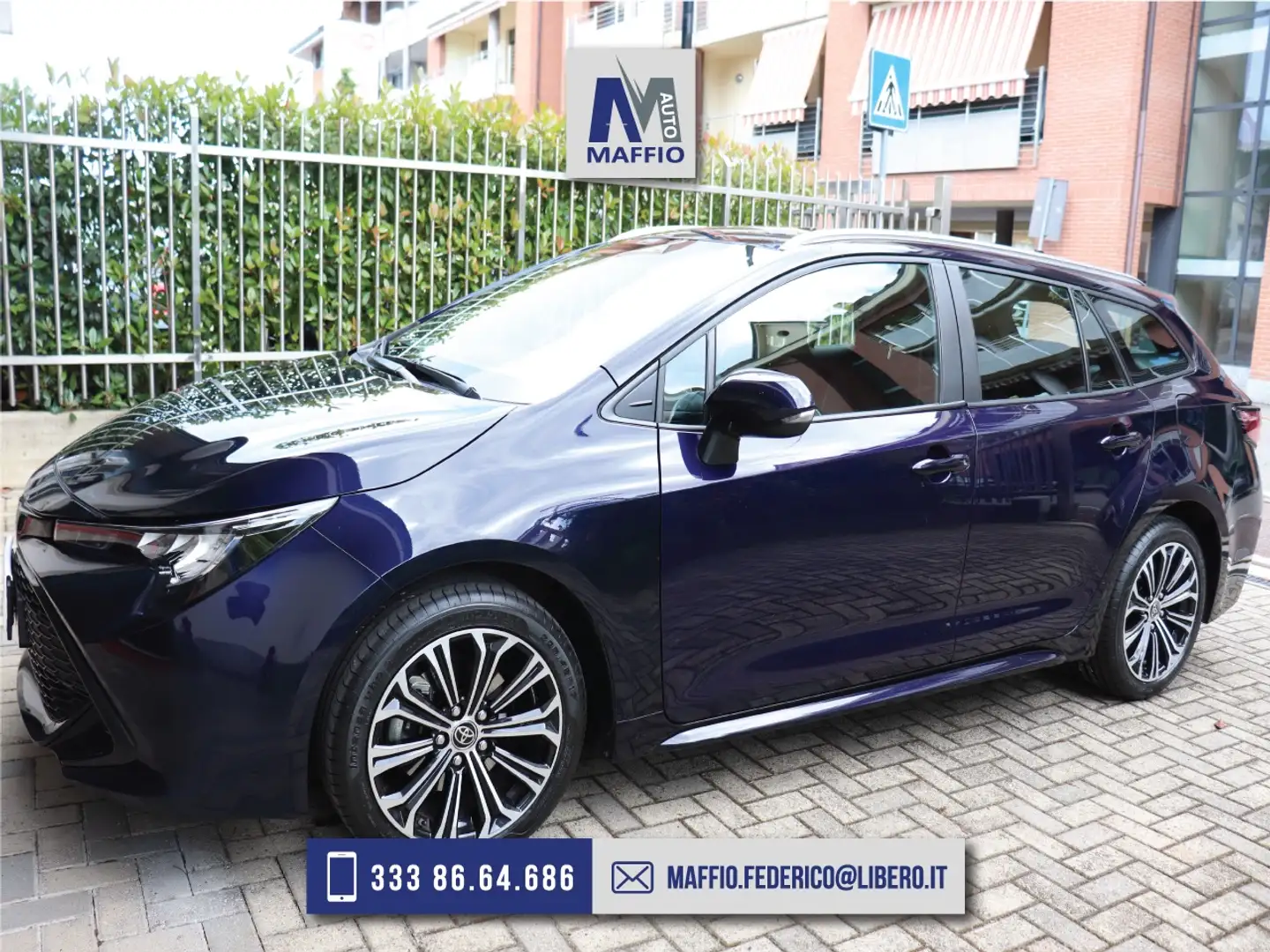 Toyota Corolla TOURING SPORTS 2.0H BUSINESS CVT+ADAPTIVE CRUISE Bleu - 1