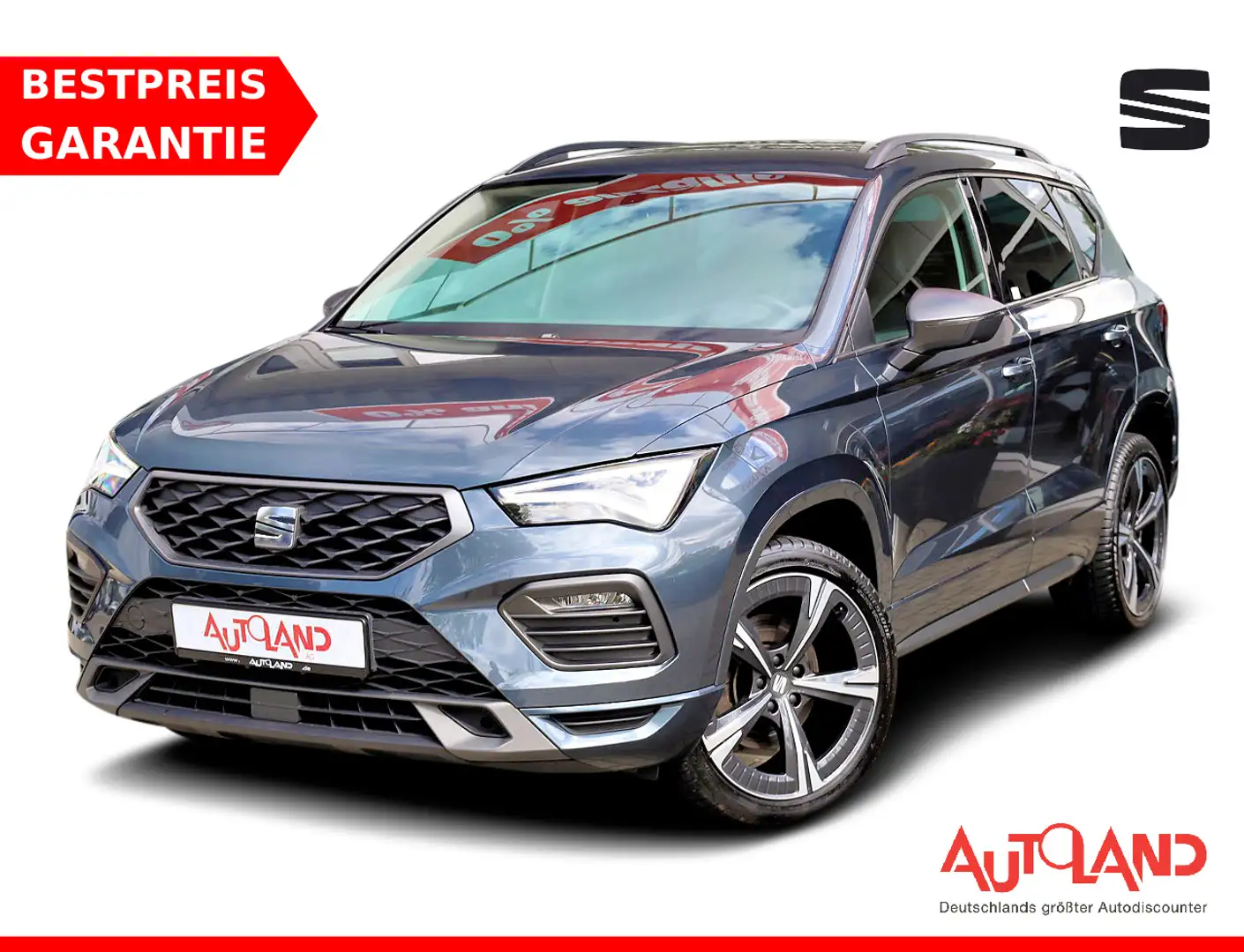 SEAT Ateca 1.5 FR LED Navi DAB Totwinkel Soundsystem Gris - 1