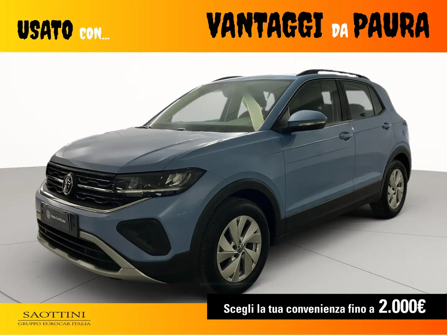 Volkswagen T-Cross 1.0 TSI Life 115 CV DSG Blauw - 1