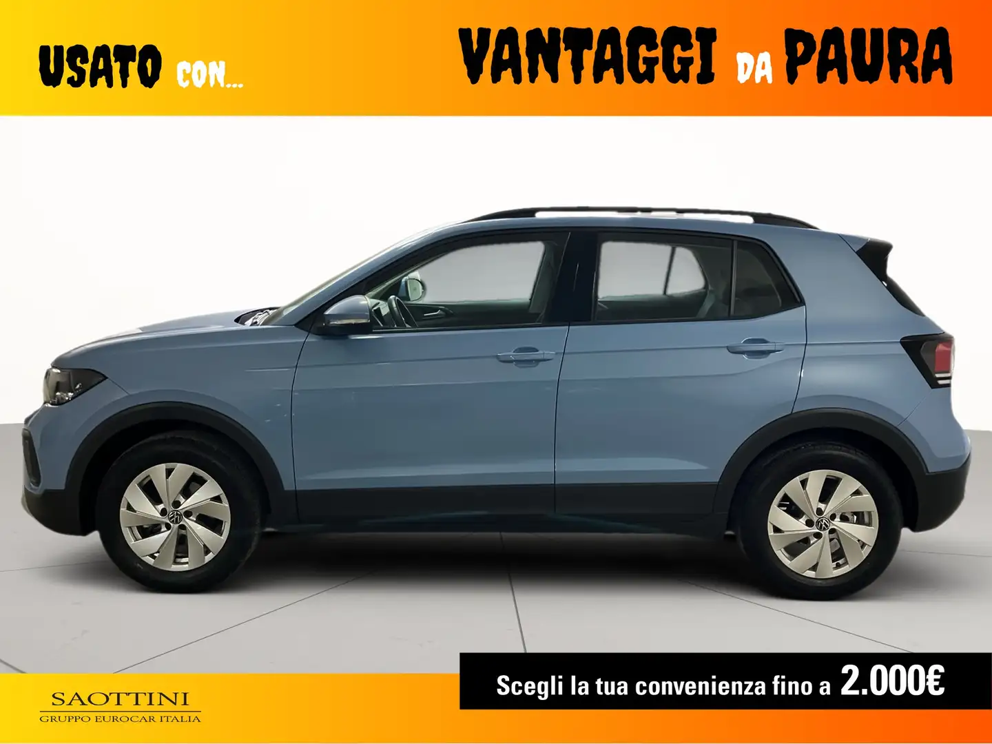 Volkswagen T-Cross 1.0 TSI Life 115 CV DSG Blauw - 2