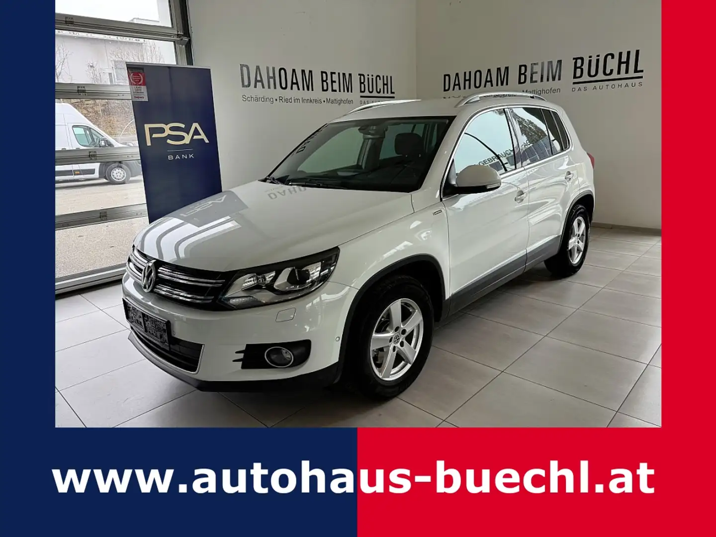 Volkswagen Tiguan 2,0 TDI SCR Lounge Weiß - 1