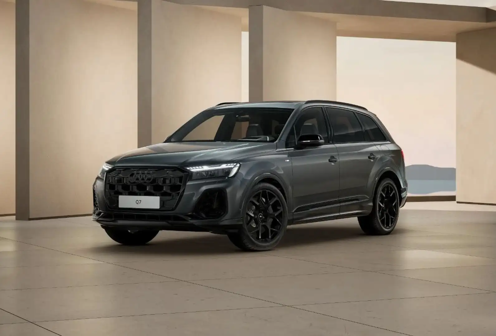 Audi Q7 S line 55 TFSIe Pano,AHK,Raute,HuD,Laser,360° Gri - 1