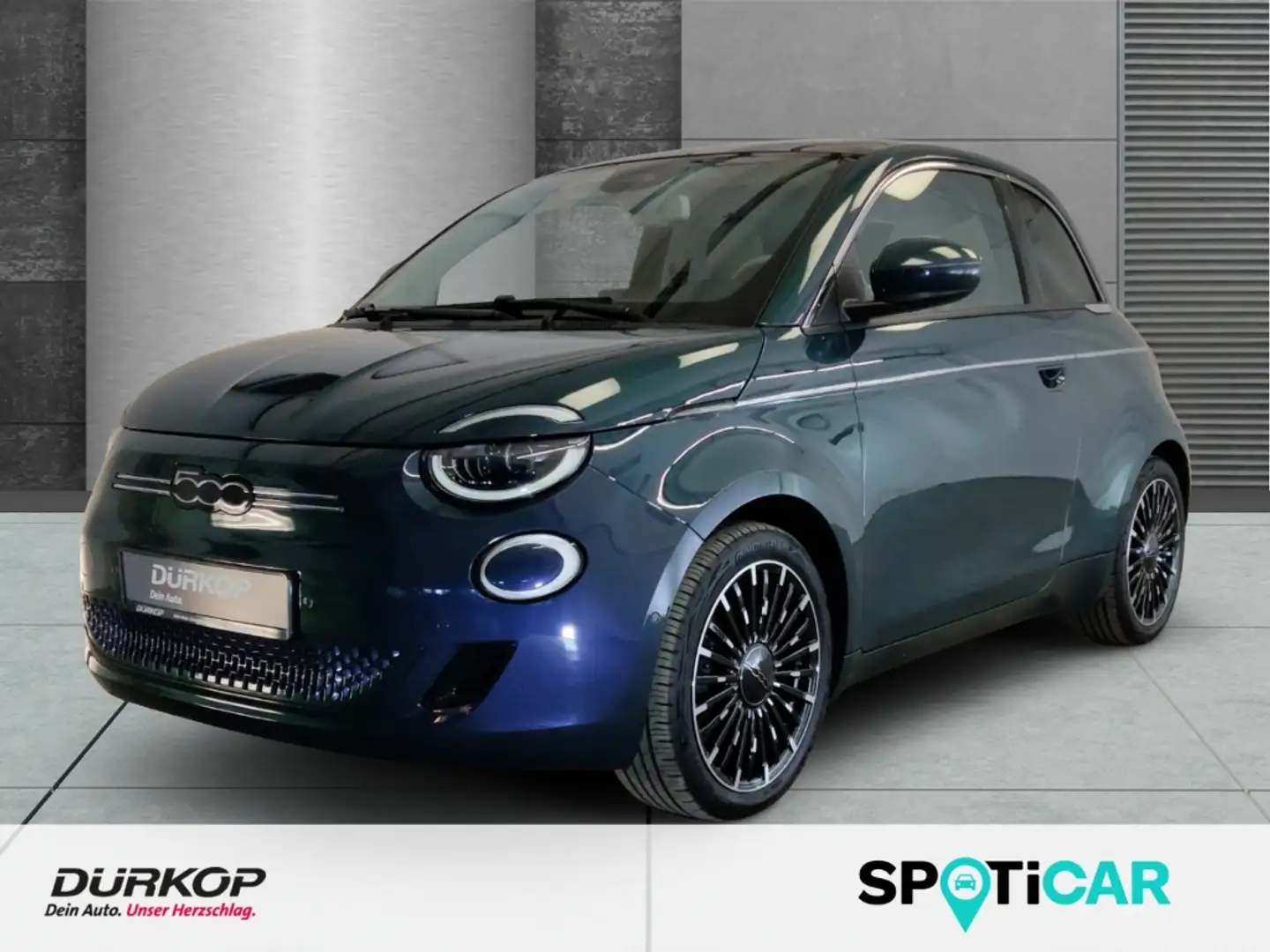 Fiat 500e Basis La Prima Komfort Tech-Paket Navi Leder Sound Grün - 1
