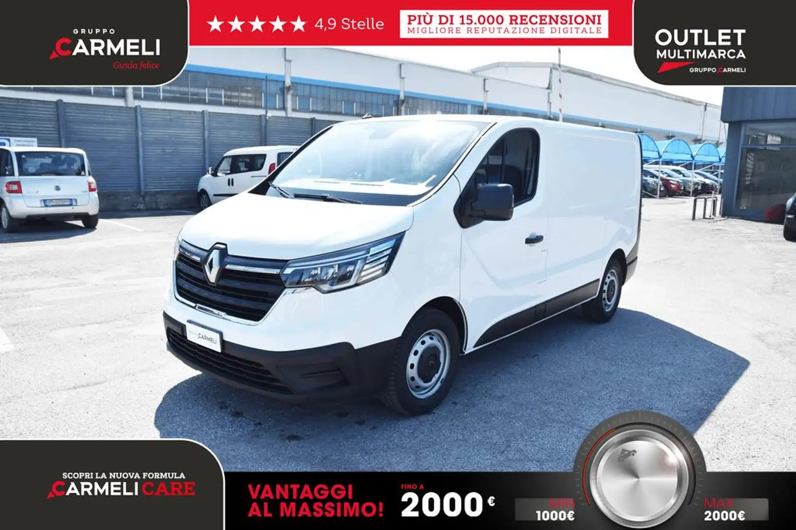 Renault Trafic T27 2.0 dci 150cv energy L1H1 Start Bianco - 1