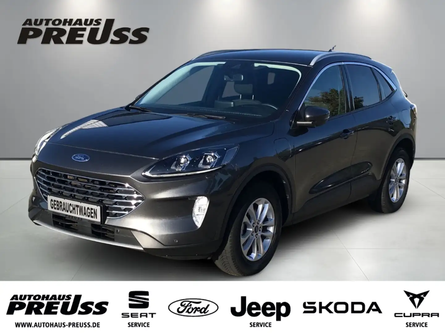 Ford Kuga Titanium PHEV 2.5 Duratec Grau - 1