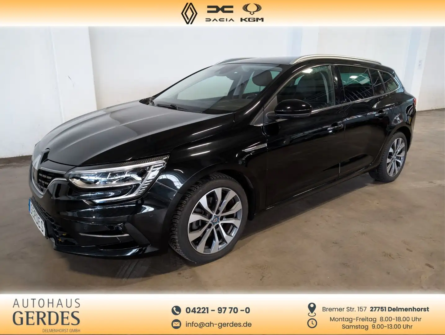 Renault Megane Grandtour Intens E-Tech Plug-in Hybrid Schwarz - 1