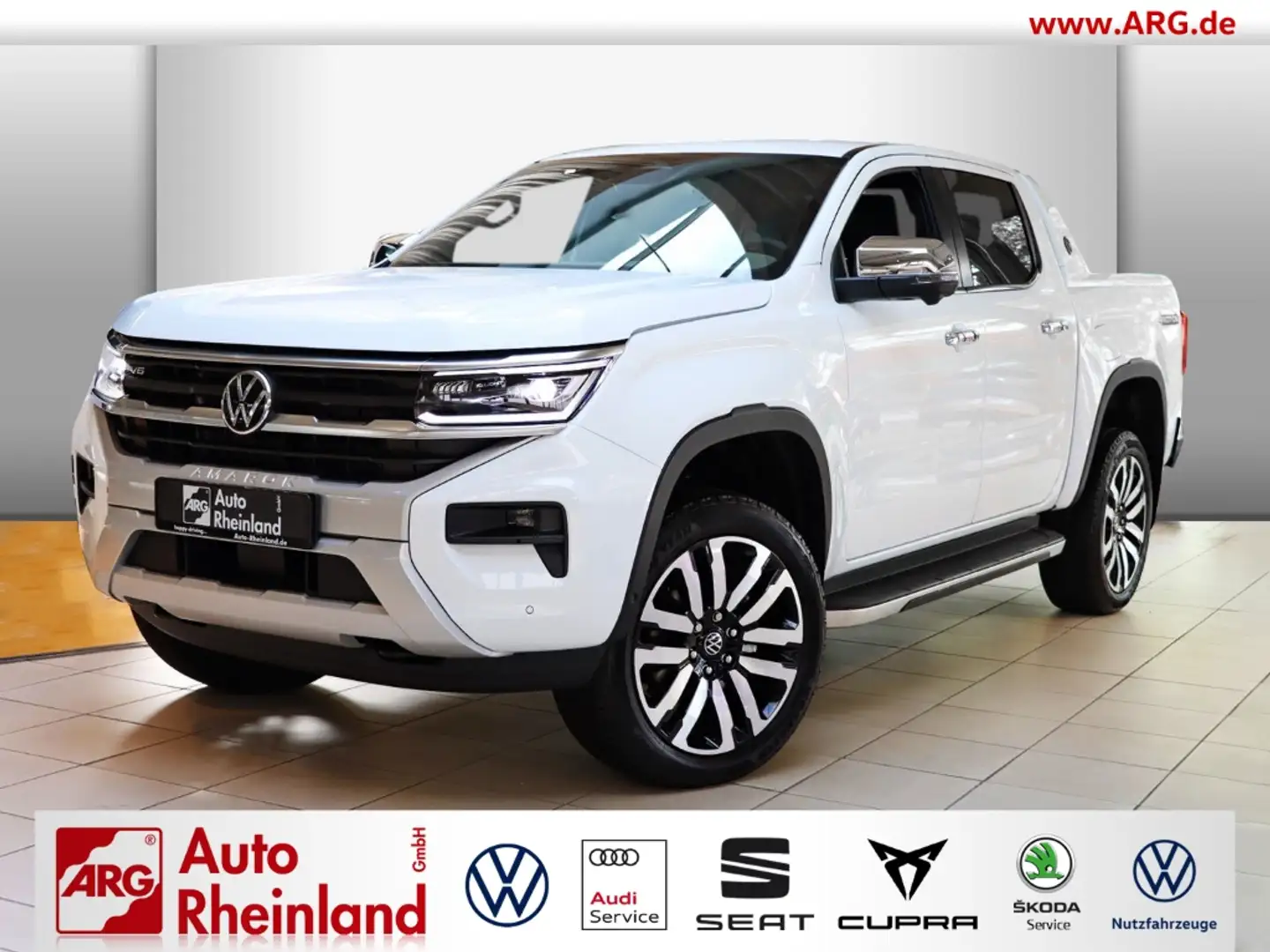 Volkswagen Amarok T1 Aventura DC 3.0 TDI 4MOTION Autom. AHK/IQ.LIGHT Weiß - 1