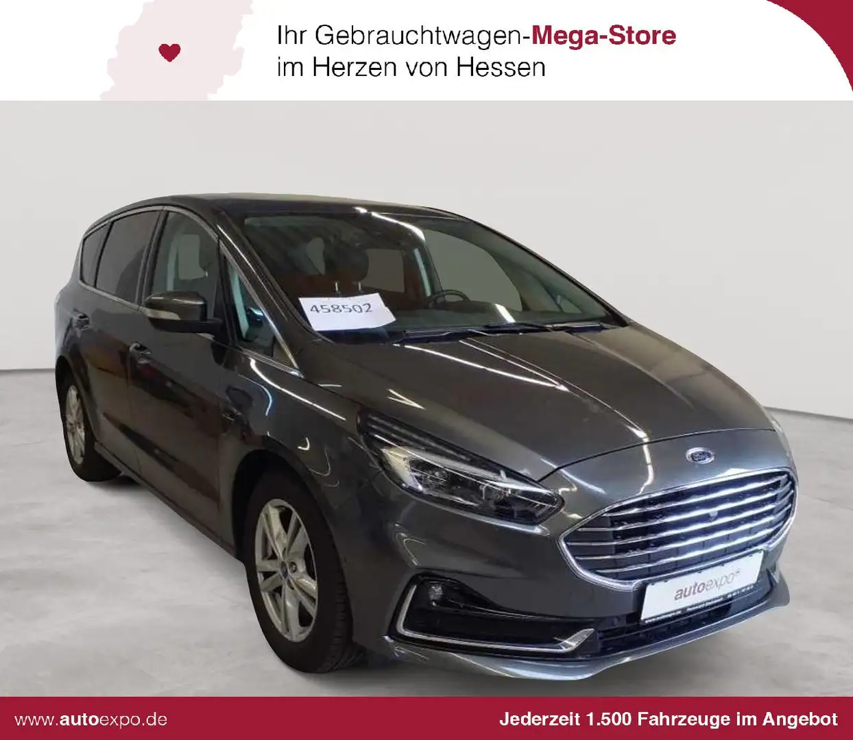 Ford S-Max 2.0 EcoBlue Aut. TITANIUM PANO AHK Grau - 1