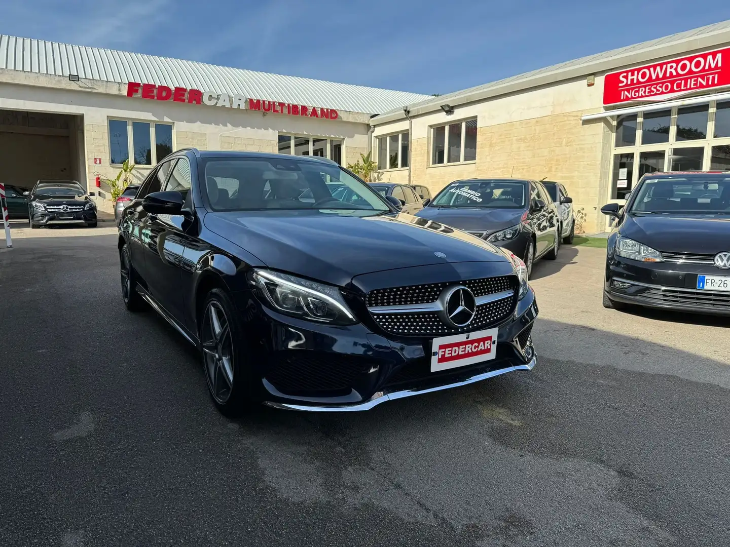 Mercedes-Benz C 220 C SW 220 d (bt) Premium auto Blau - 1