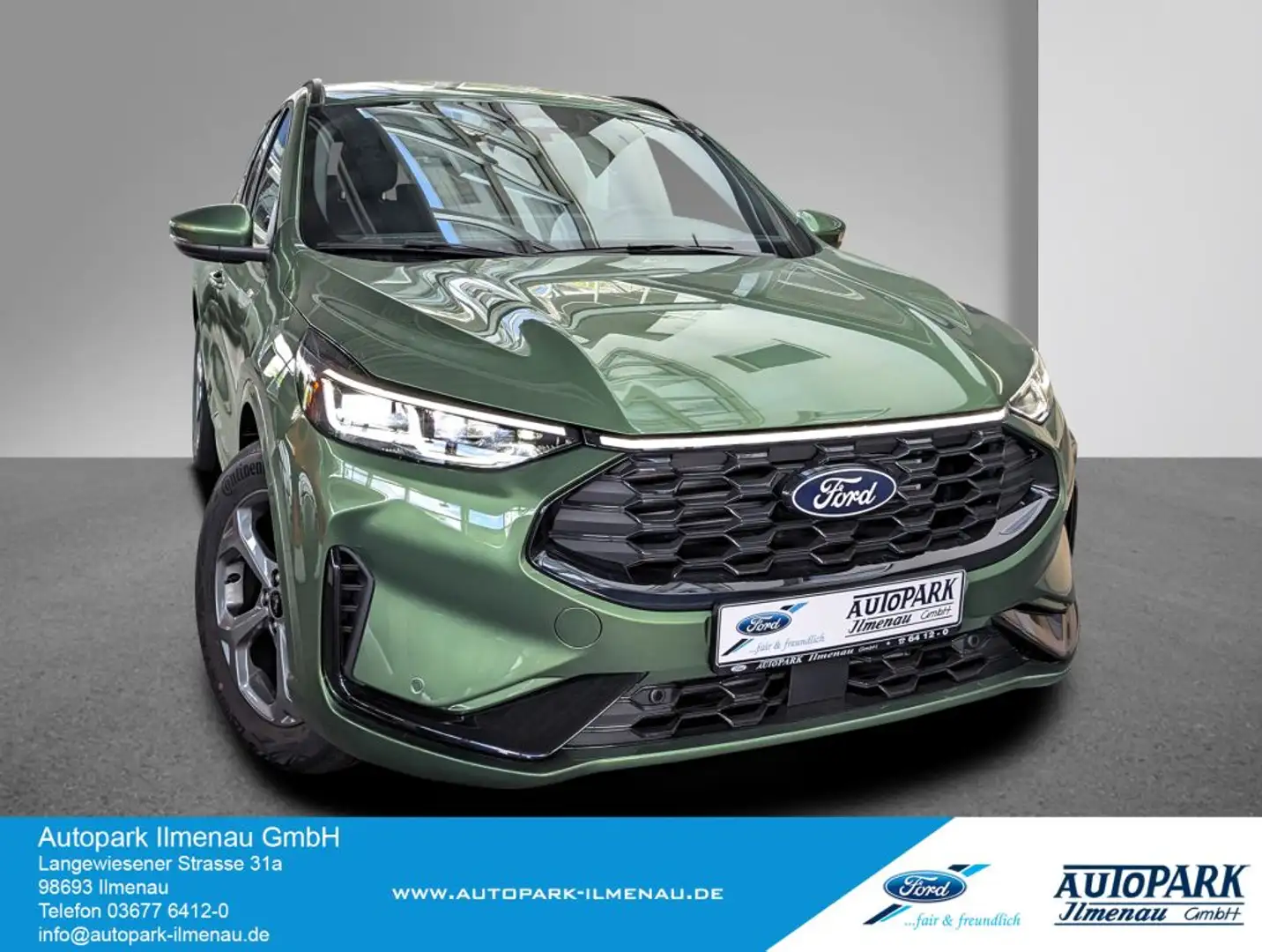 Ford Kuga 1.5 EcoBoost ST-LINE (DFK) Groen - 1