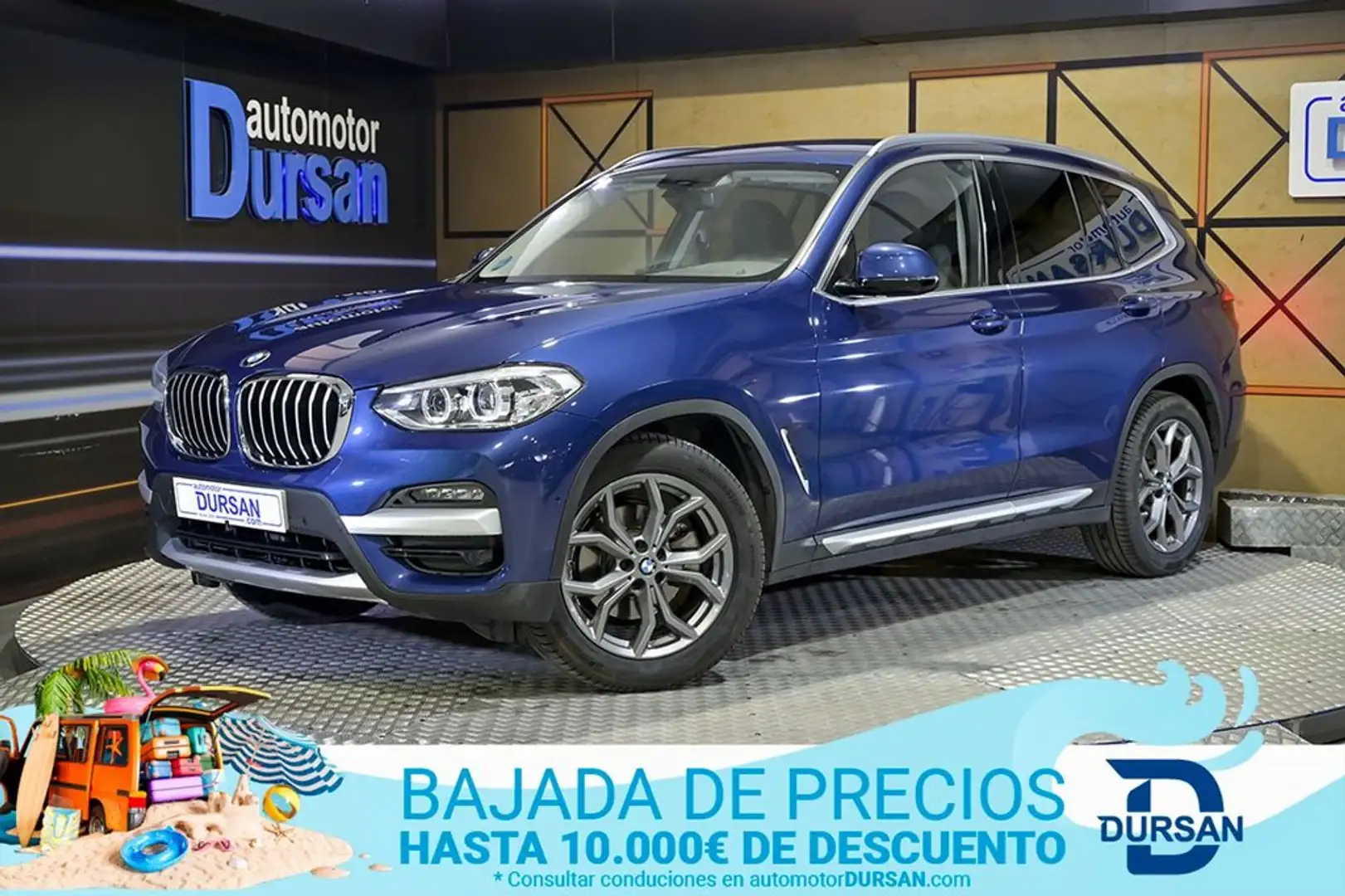 BMW X3 xDrive20d Azul - 1