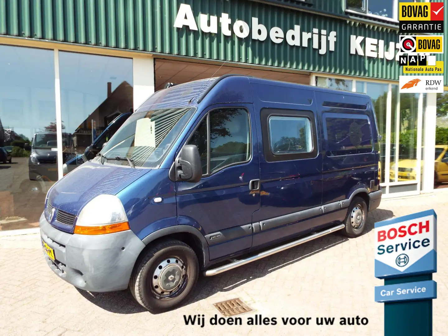 Renault MASTER 3.5T L2H2 2.5 DCI 115 CAMPEERBUS-CAMERA-AIR Bleu - 1