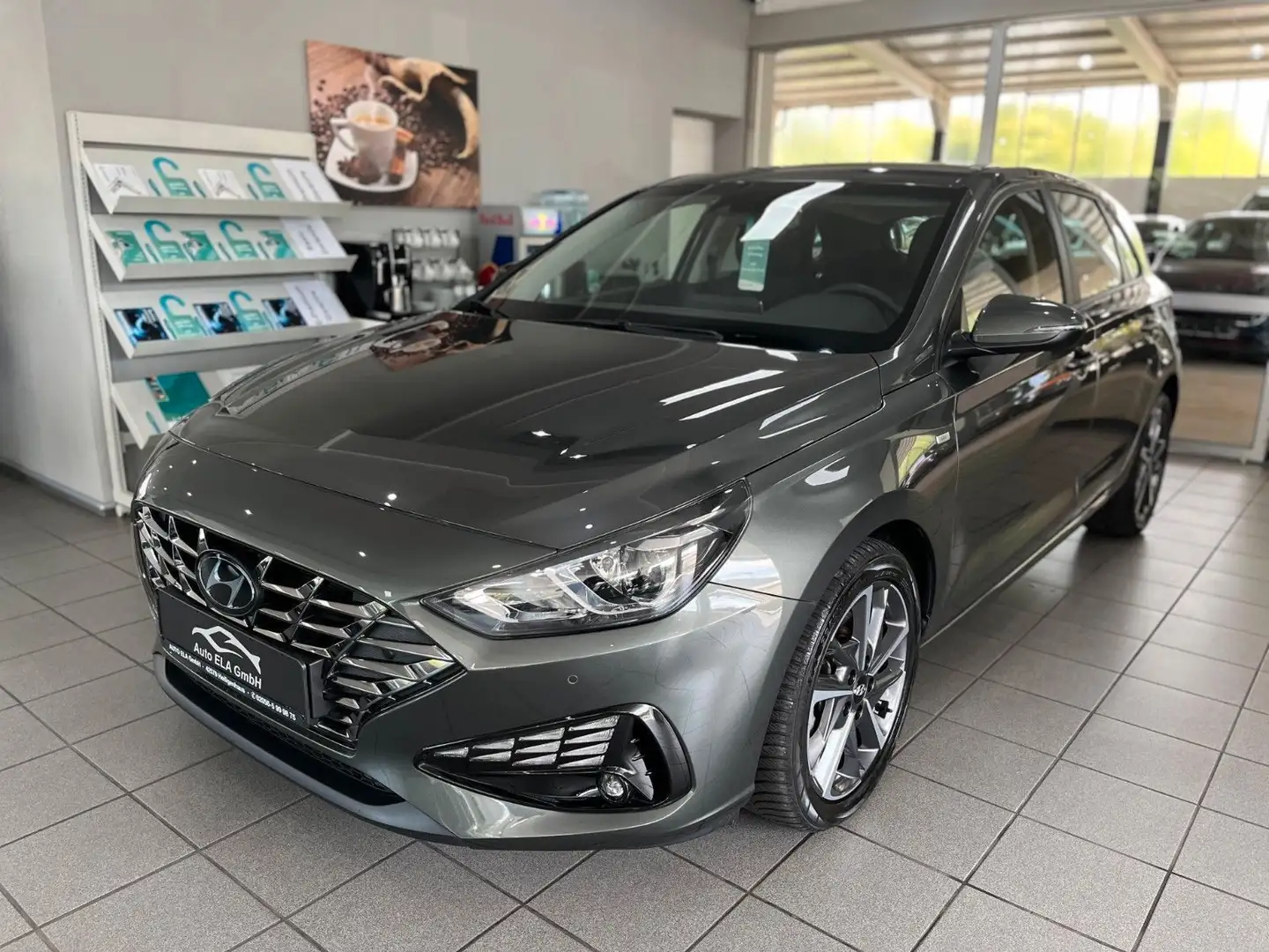 Hyundai i30 1.0 Mild-Hybrid 1.Hand|Navi|Kamera|Klima|Gar Grau - 1