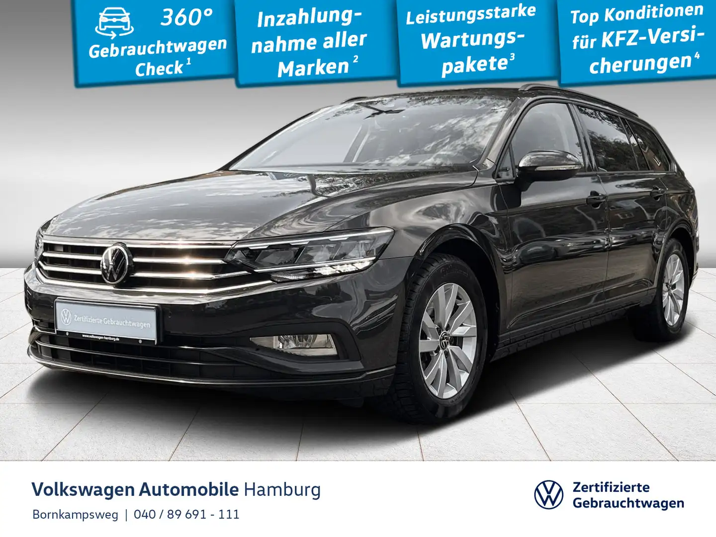 Volkswagen Passat Variant 1.5 TSI DSG LED Navi Sitzheizung Grau - 1