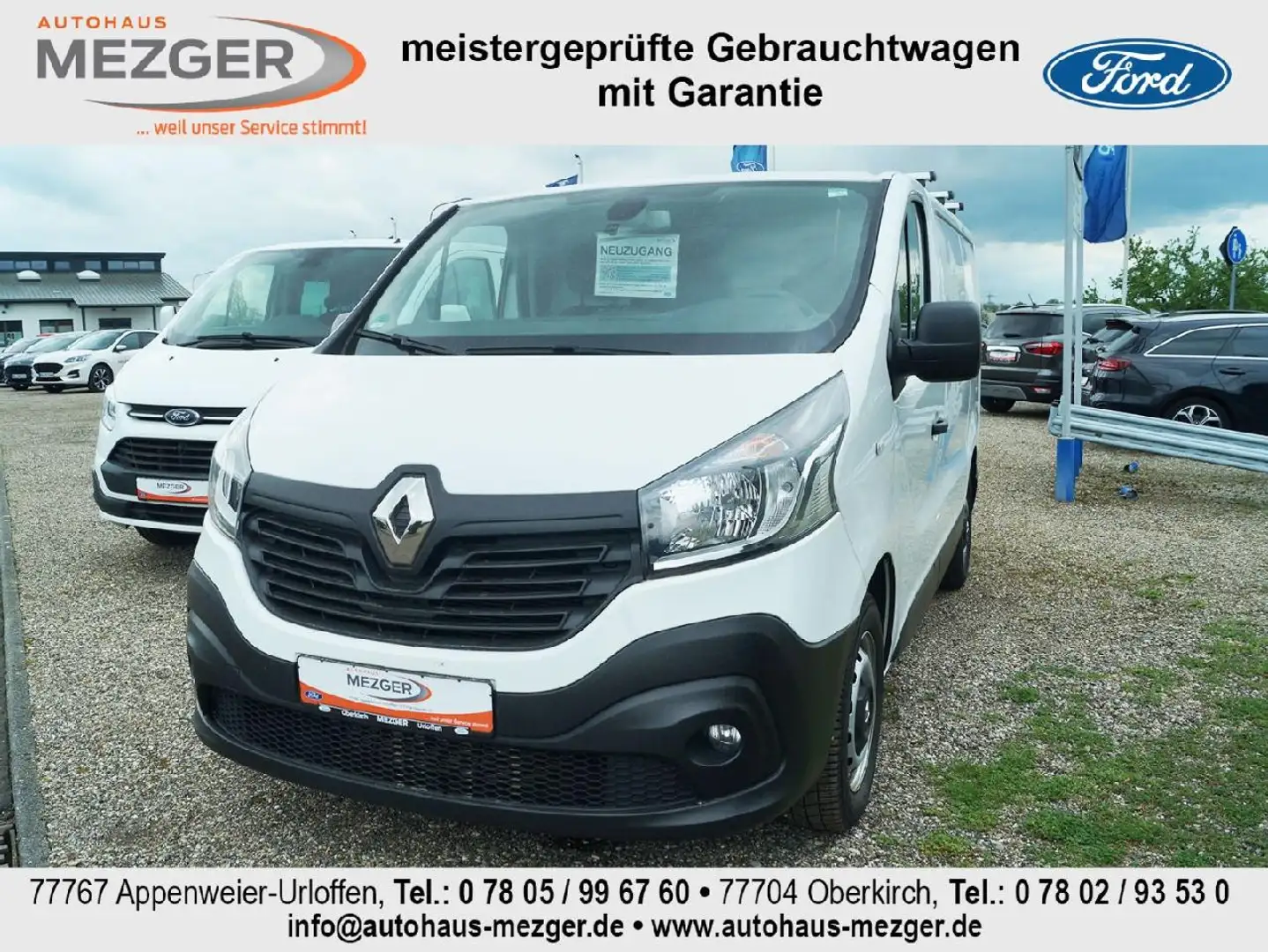 Renault Trafic L1H1 2,7t Komfort Weiß - 1